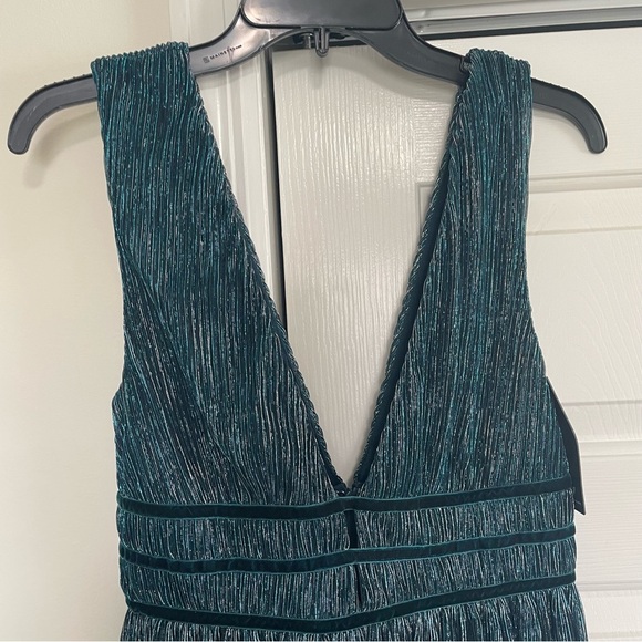 Lulus Metallic Teal Green/Blue Semi Formal Homecoming Party Dress Size Small NWT - Picture 5 of 14